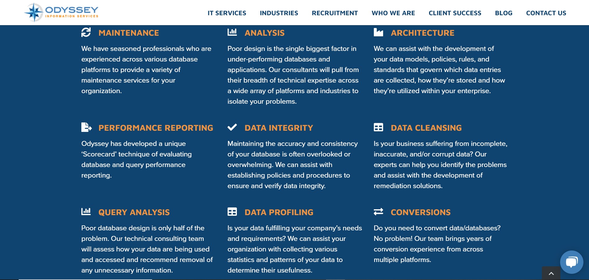 Odyssey Information Services product / service