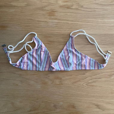 striped bikini