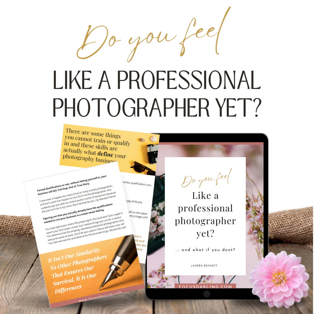 how do you know when you're a professional photographer?