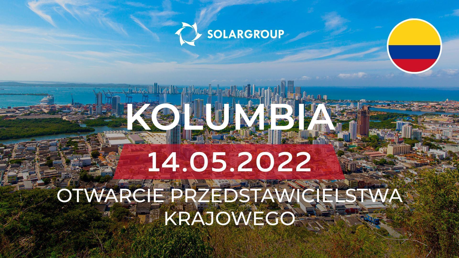 SOLARGROUP otwiera swoje przedstawicielstwo krajowe w Kolumbii