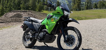 2023 KAWASAKI KLR650 motorcycle for rent near BOZEMAN, MT