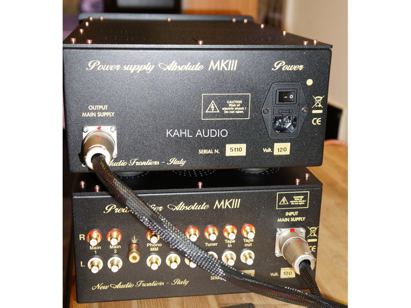 New Audio Frontiers Absolute MKIII flagship tube preamp. Mint DEMO. $12,000 MSRP.