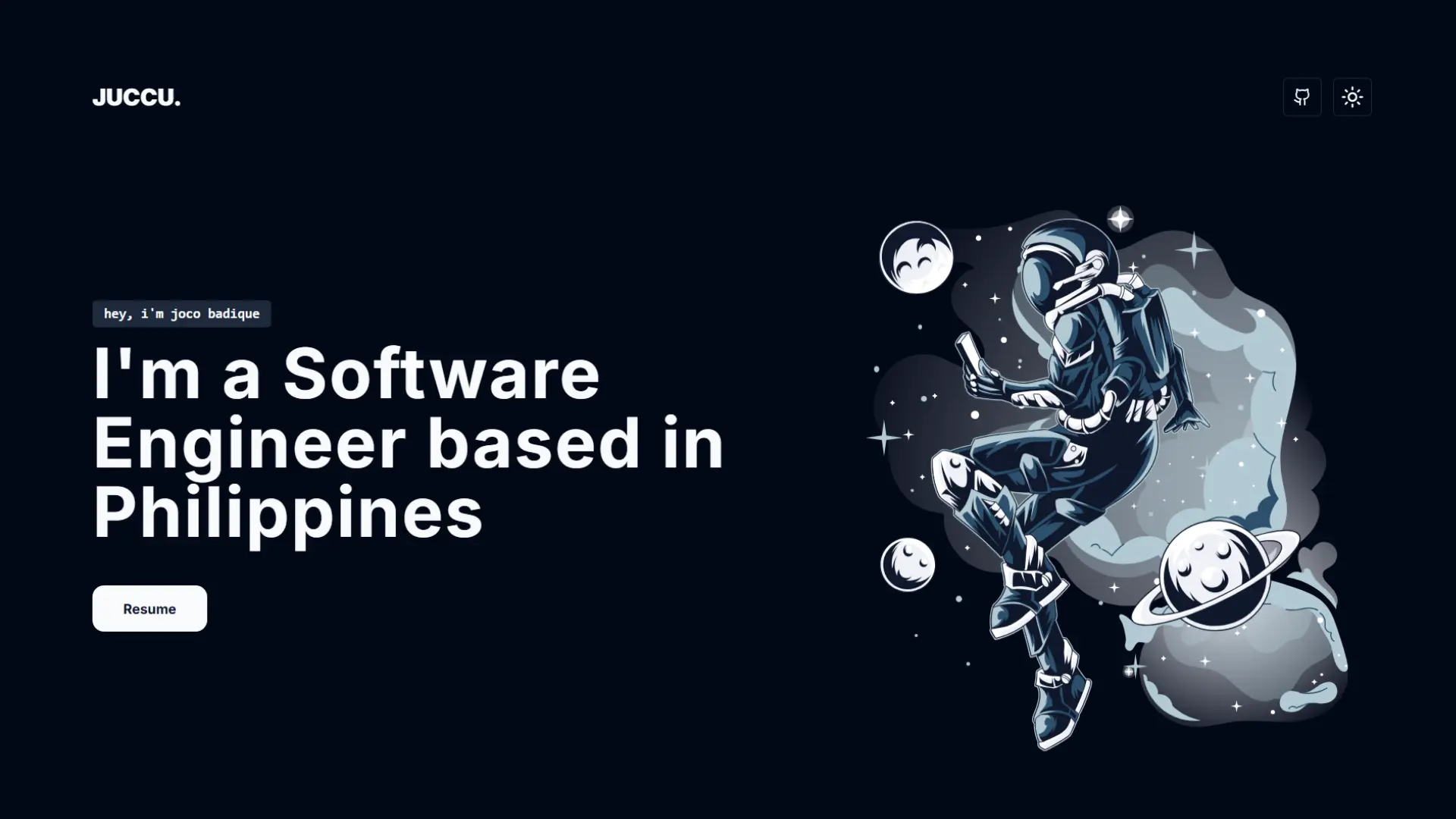 React developers developer - Joco B.'s portfolio image