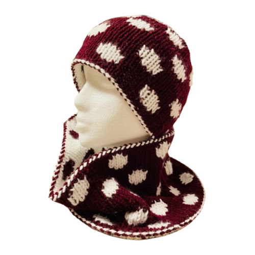 Dots for You Headband & Cowl
