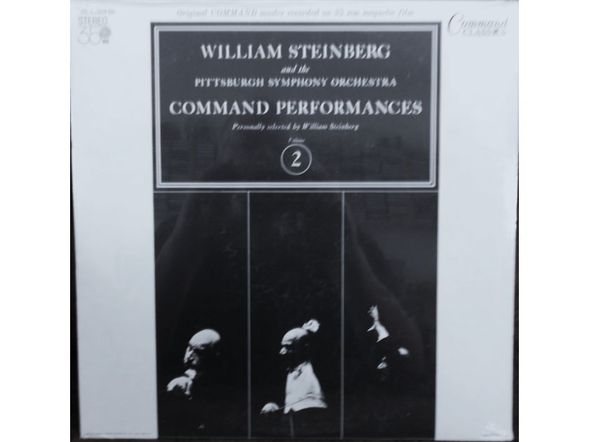 WILLIAM STEINBERG (FACTORY SEALED CLASSICAL VINYL LP)  - COMMAND PERFORMANCES VOLUME 2  COMMAND CC 11029 SD