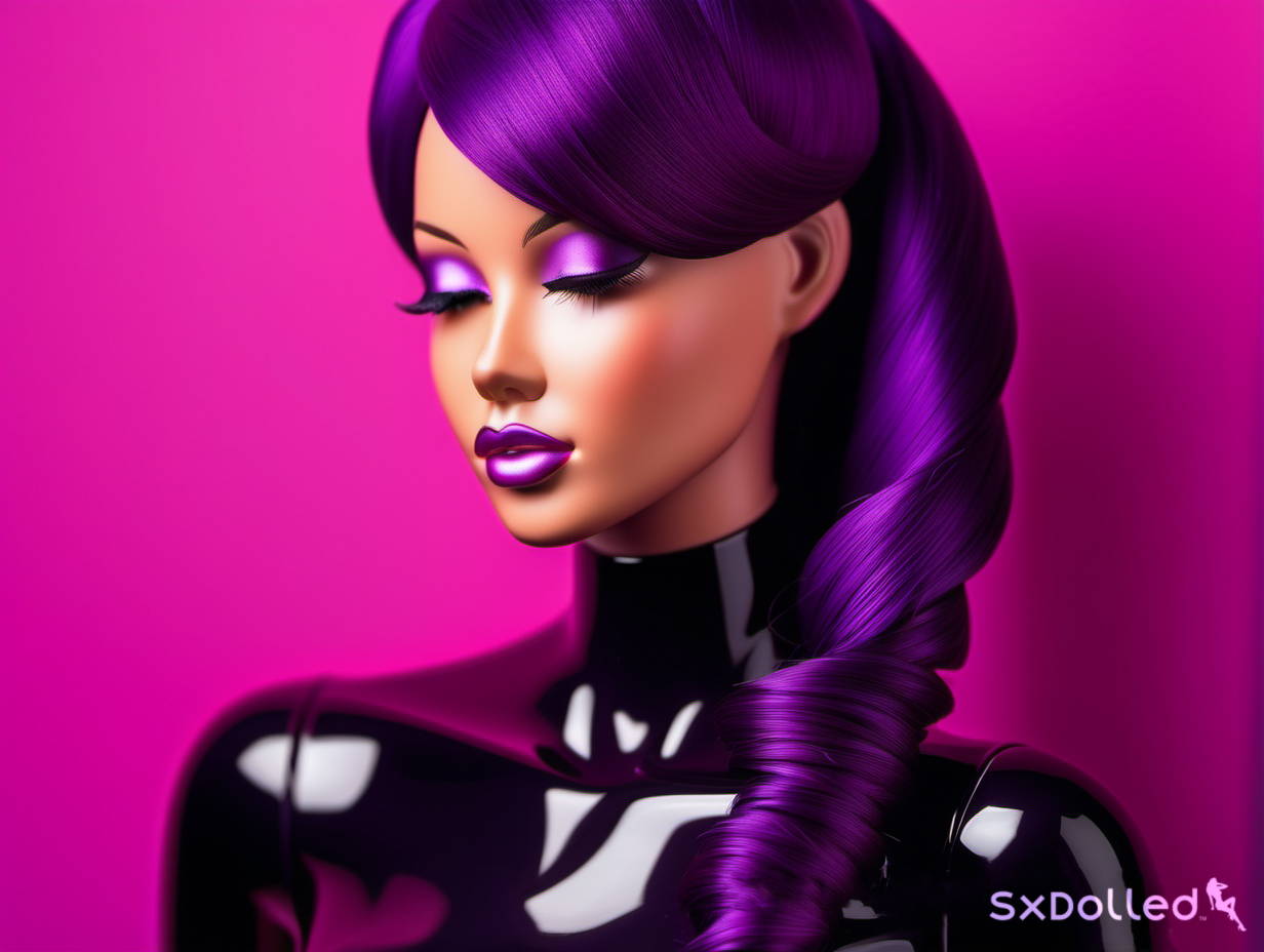 Sex doll experimenting with hairstyles | SxDolled