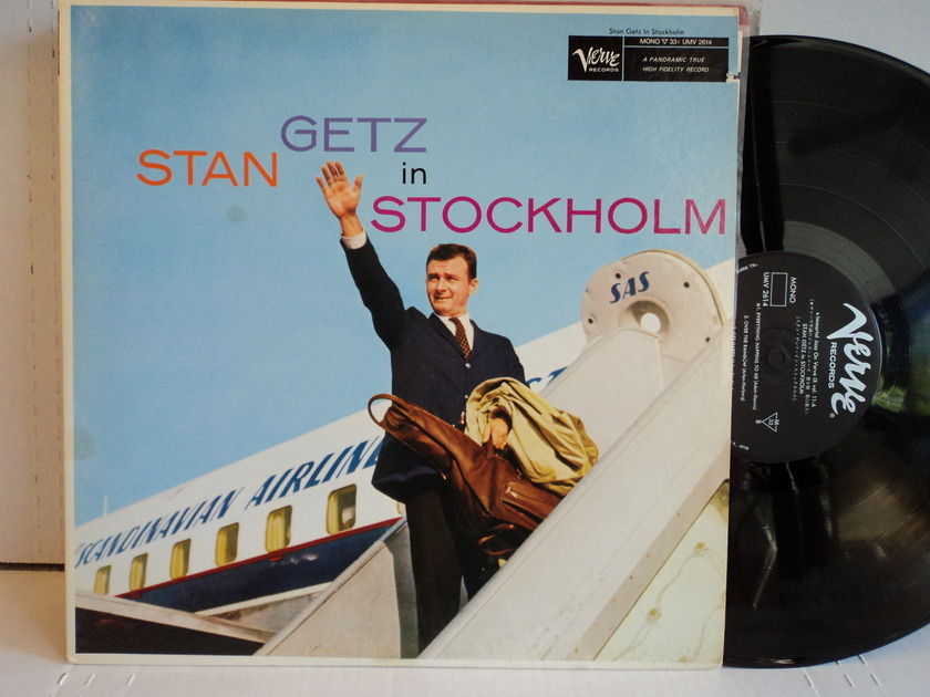 Stan Getz  - Stan Getz in Stockholm  *Rare Mono LP* Japan Import Verve UMV 2614