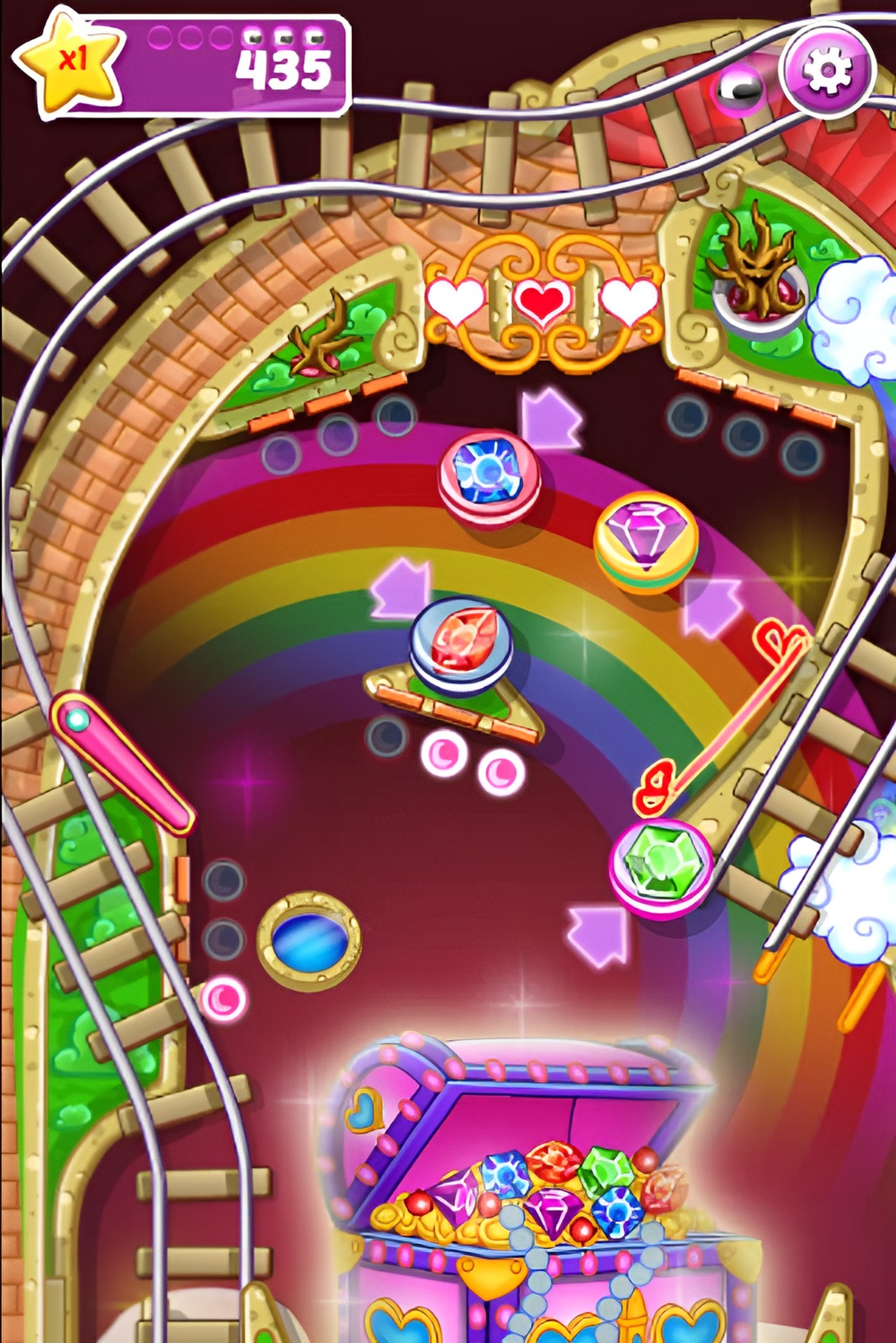 Image Rainbow Star Pinball - Play Free Online Arcade Game