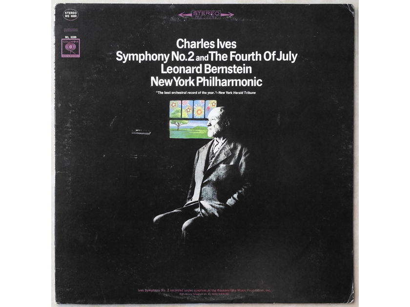 Columbia 2-Eye | BERNSTEIN /  - CHARLES IVES Symphony No. 2, The Fourth of July