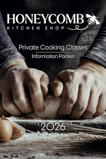 Private cooking classes information packet