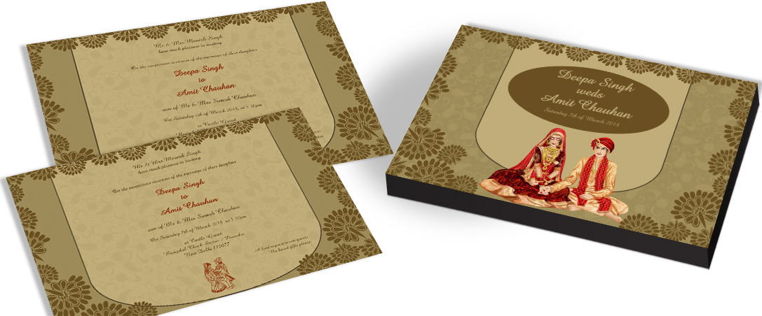 Hindu Wedding Card