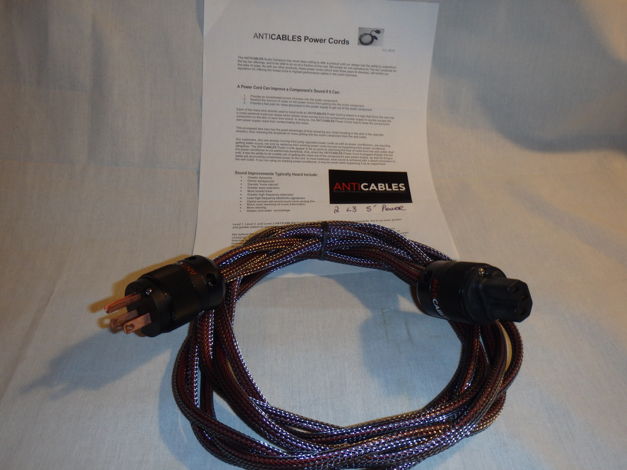 ANTICABLES Level 3 "Reference Series" POWER CORD