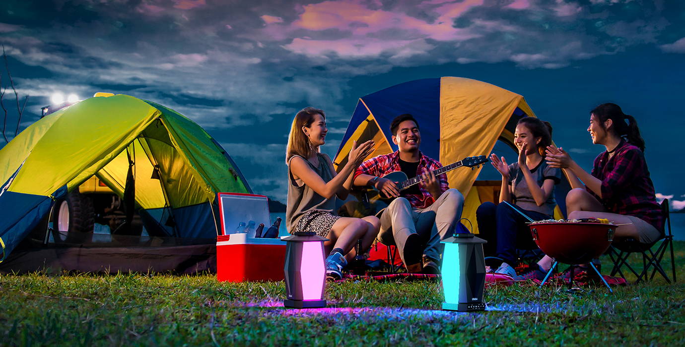 onforu atmosphere speakers for camping