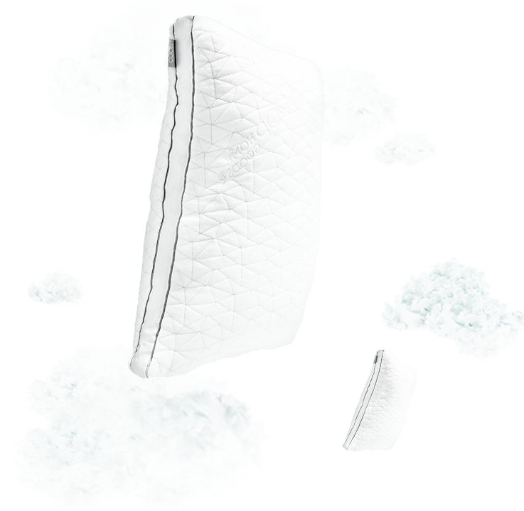 Eden Adjustable Pillow Hypoallergenic Shredded Memory Foam w Details about   Coop Home Goods 