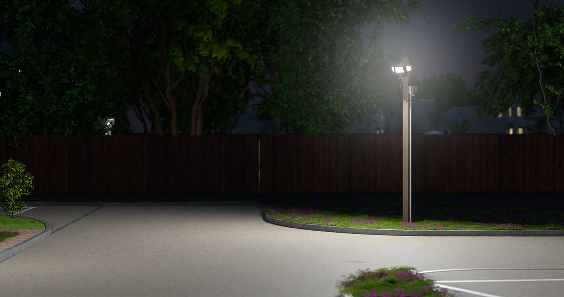 55W LED Outdoor Street Lights with Plug
