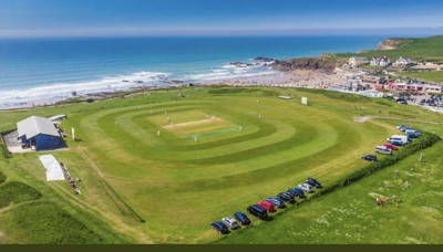 Bude North Cornwall Cricket Club Cricket Club Logo