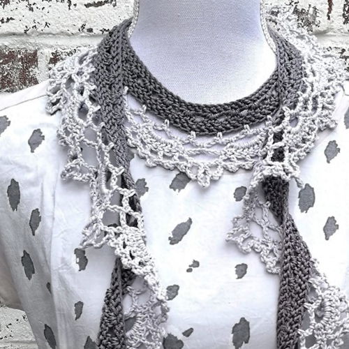 Celosia kanten sjaal met een twist (NL)