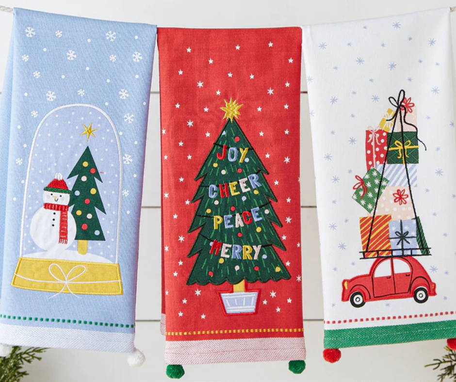 Seasonal Embellished Dishtowels| Seasonal Favorites | Collections | Design Imports