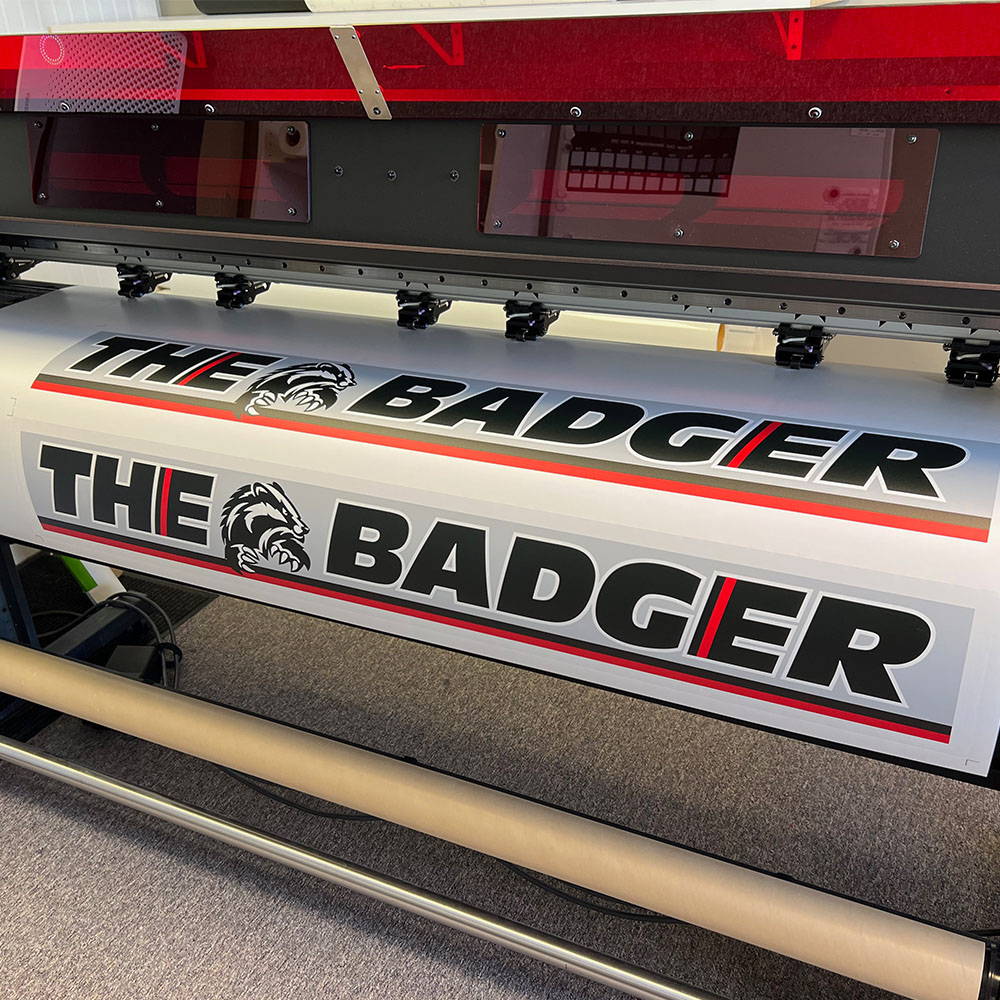 THE BADGER IMPLEMENT DECAL PRINTING