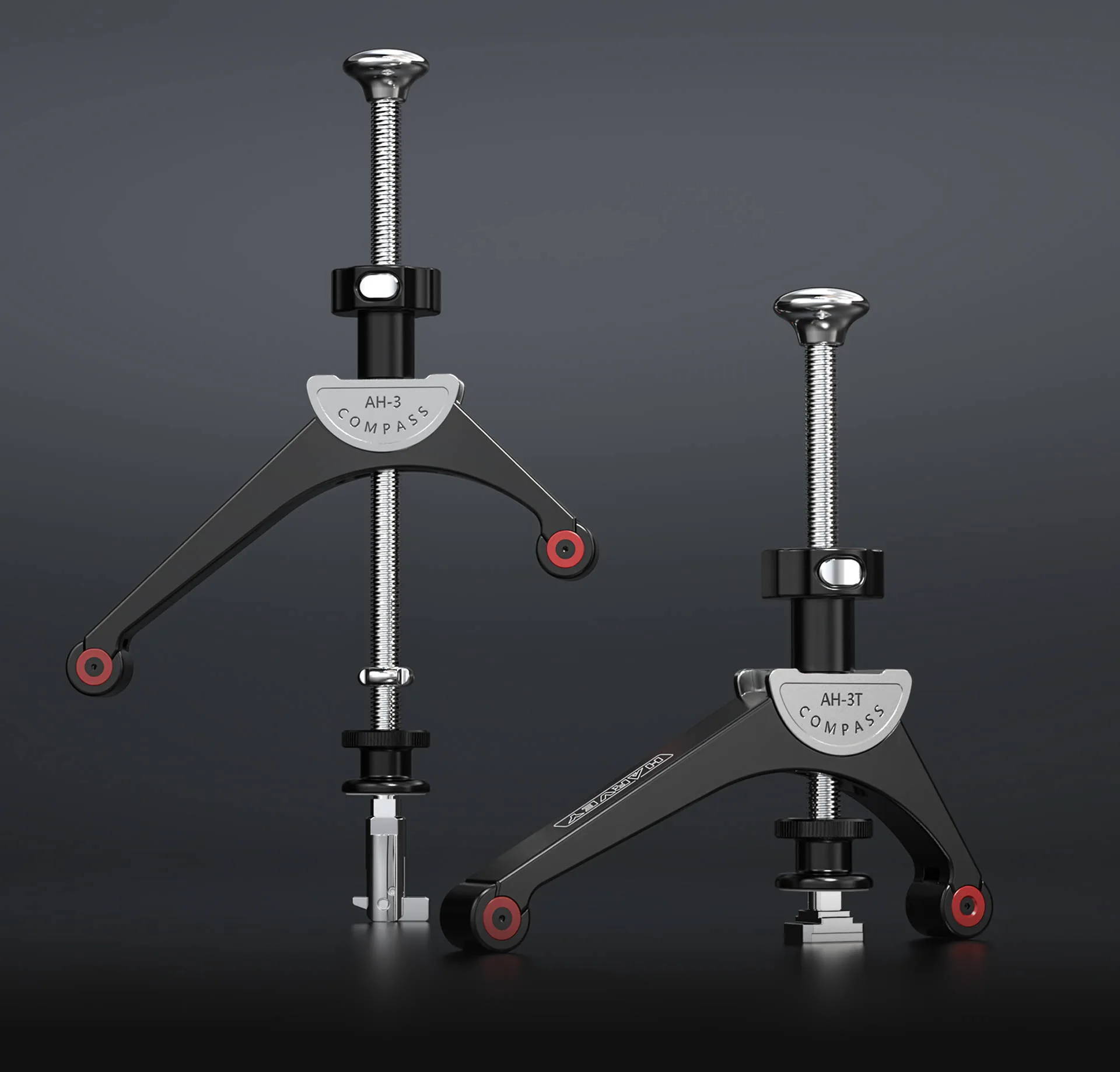 The Harvey Compass AH 3 and Compass T-slot mounting AH 3T are woodworking hold downs you’ve never seen before
