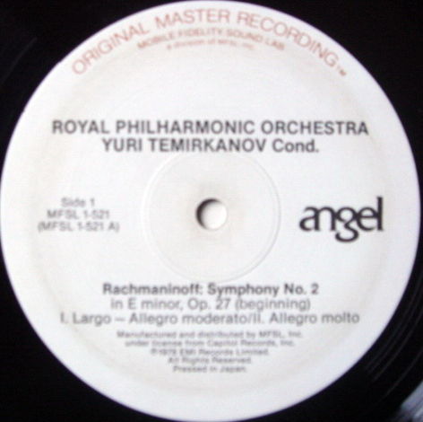 ★Audiophile★ MFSL / TEMIRKANOV, - Rachmaninoff Symphony...