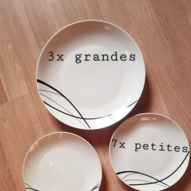 Assiettes et accessoires de cuisine 