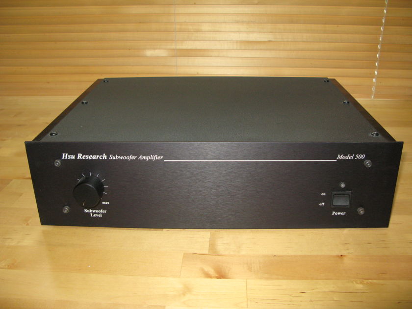 HSU Research  TN-1220HO plus Model 500 subwoofer system