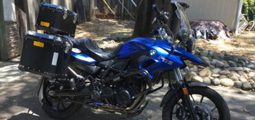 2015 BMW F700GS motorcycle for rent near San Jose, CA