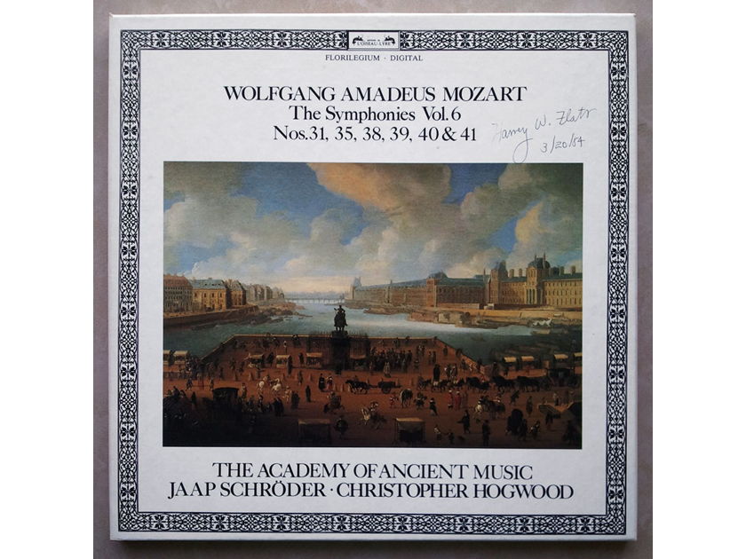 Decca L'Oiseau-Lyre/Hogwood/Mozart - Symphonies Nos. 31, 35, 38, 39, 40, 41 / 4-LP box set / NM