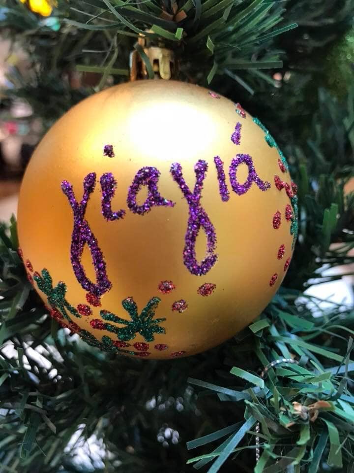 Gold Matte Shatterproof 80mm Bauble - Image 2