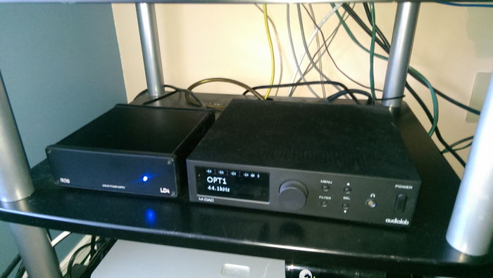 Audiolab M-DAC with upgraded linear power supply