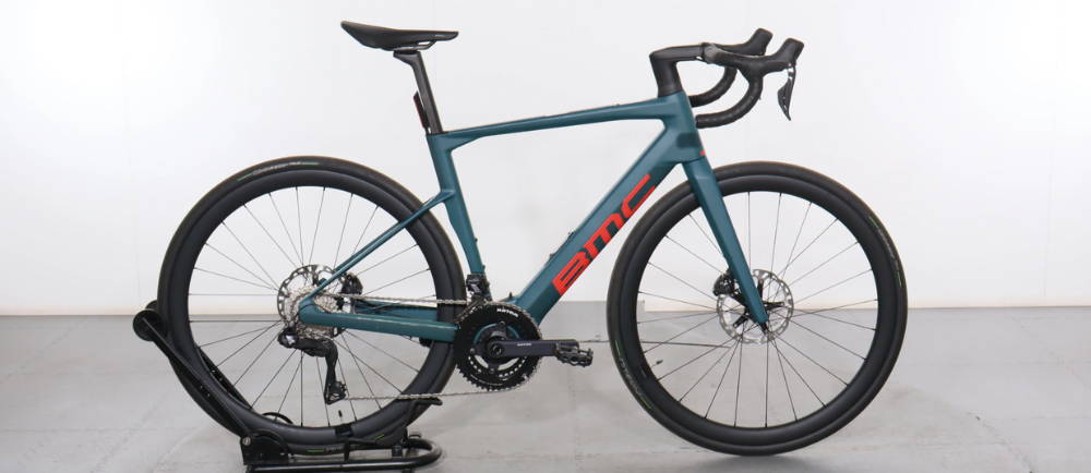 a BMC Teammachine road bike