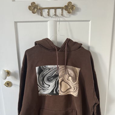 PULL & BEAR Kapuzenpullover Braun