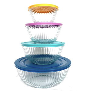 Pyrex Glass Mixing Bowls 8-Piece