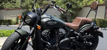 2023 INDIAN SCOUT BOBBER ABS motorcycle for rent near Tustin, CA