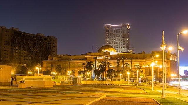 The Egyptian Museum in Tahrir Square, Cairo, Egypt