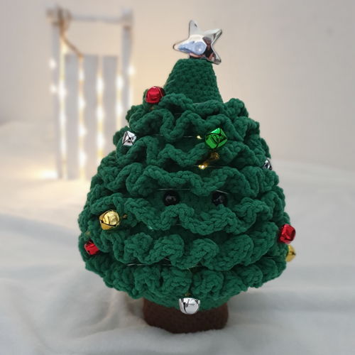 Grappig kerstboompje - amigurumi kerst deco