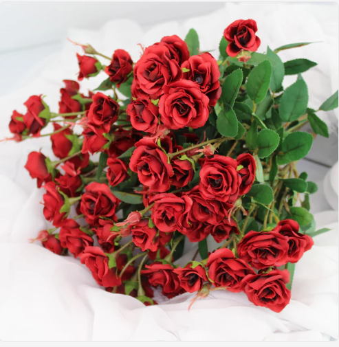 Red Mini Rose - Realistic Artificial Flowers - Image 2