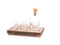 Alaine Bar Set - Decantur with Four Glasses