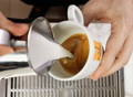 Coffe for Restaurant Training - Milk Jug and Cappuccino Cup