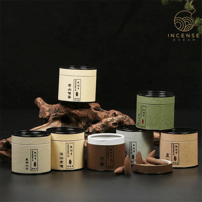 Natural Sandalwood Backflow Incense Cones