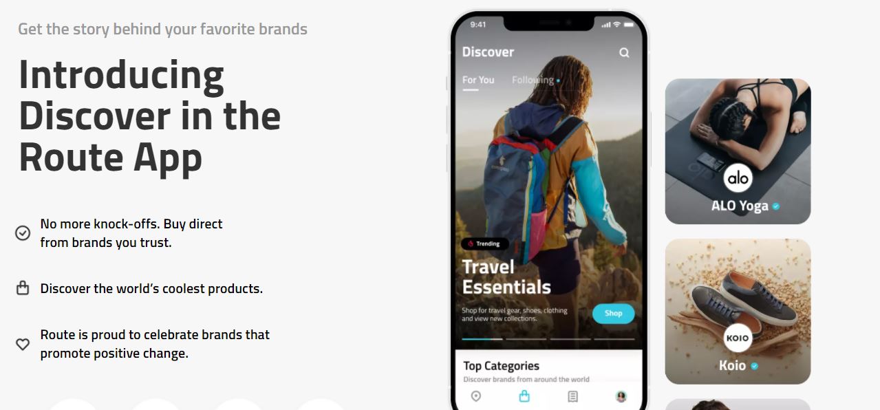 Route product / service