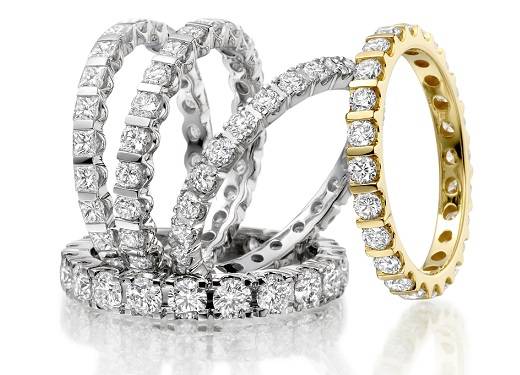 Shop diamond eternity rings - Pobjoy Diamonds