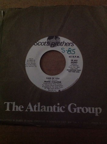 Frank Stallone - Case Of You Scotti Brothers Records Pr...