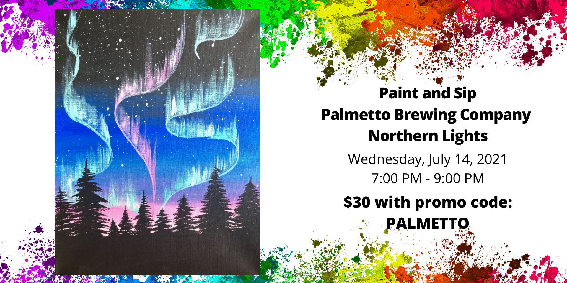 Paint and Sip @ Palmetto Brewing Co. promotional image