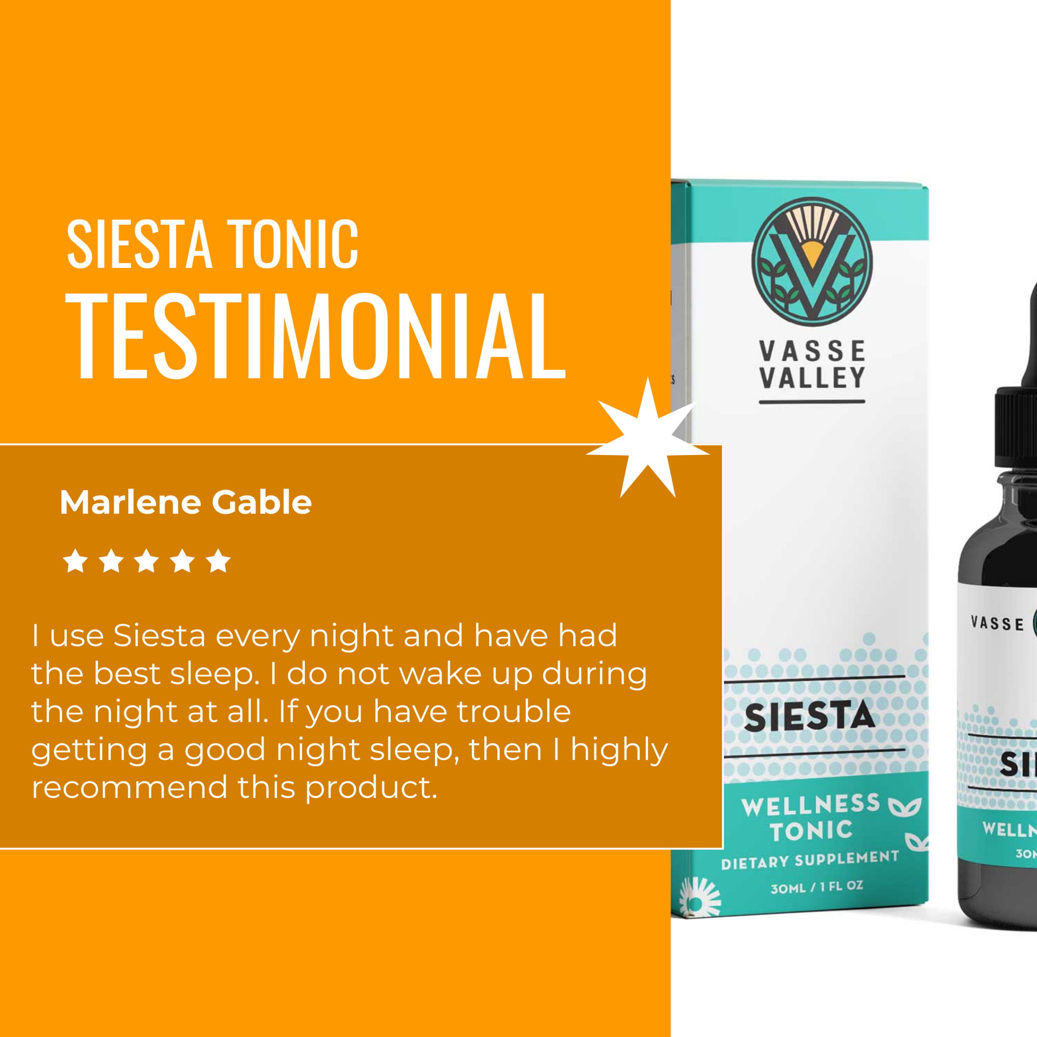 Vasse Valley Siesta Tonic - 30ml - Sleep Support - Image 2