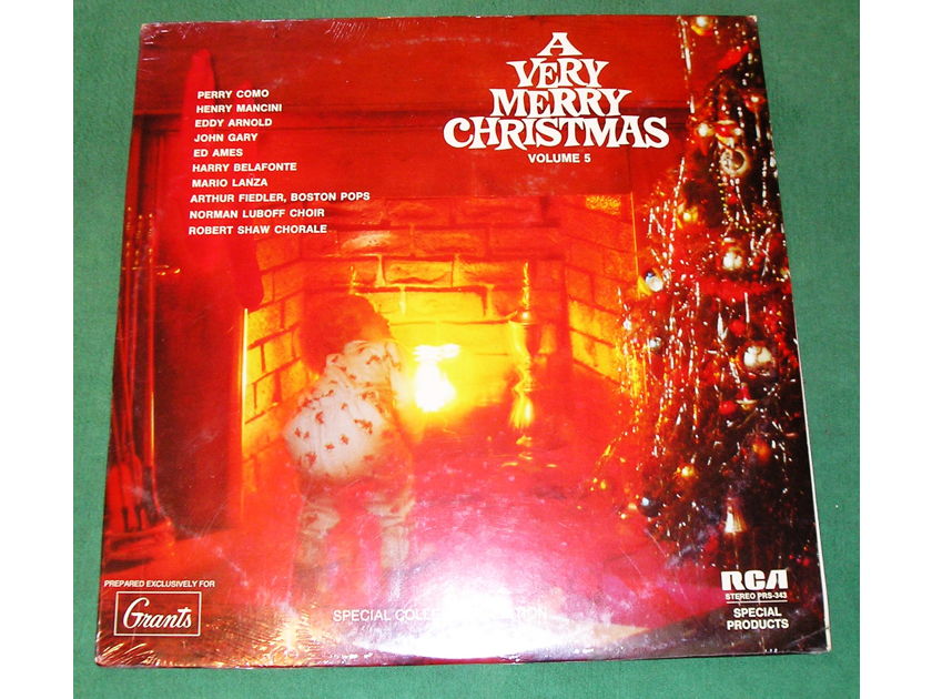A VERY MERRY CHRISTMAS Vol 5 (PRS-343)  - RCA SPECIAL PRODUCTS PRESS – EXCLUSIVELY FOR GRANT S * NEW/SEALED *