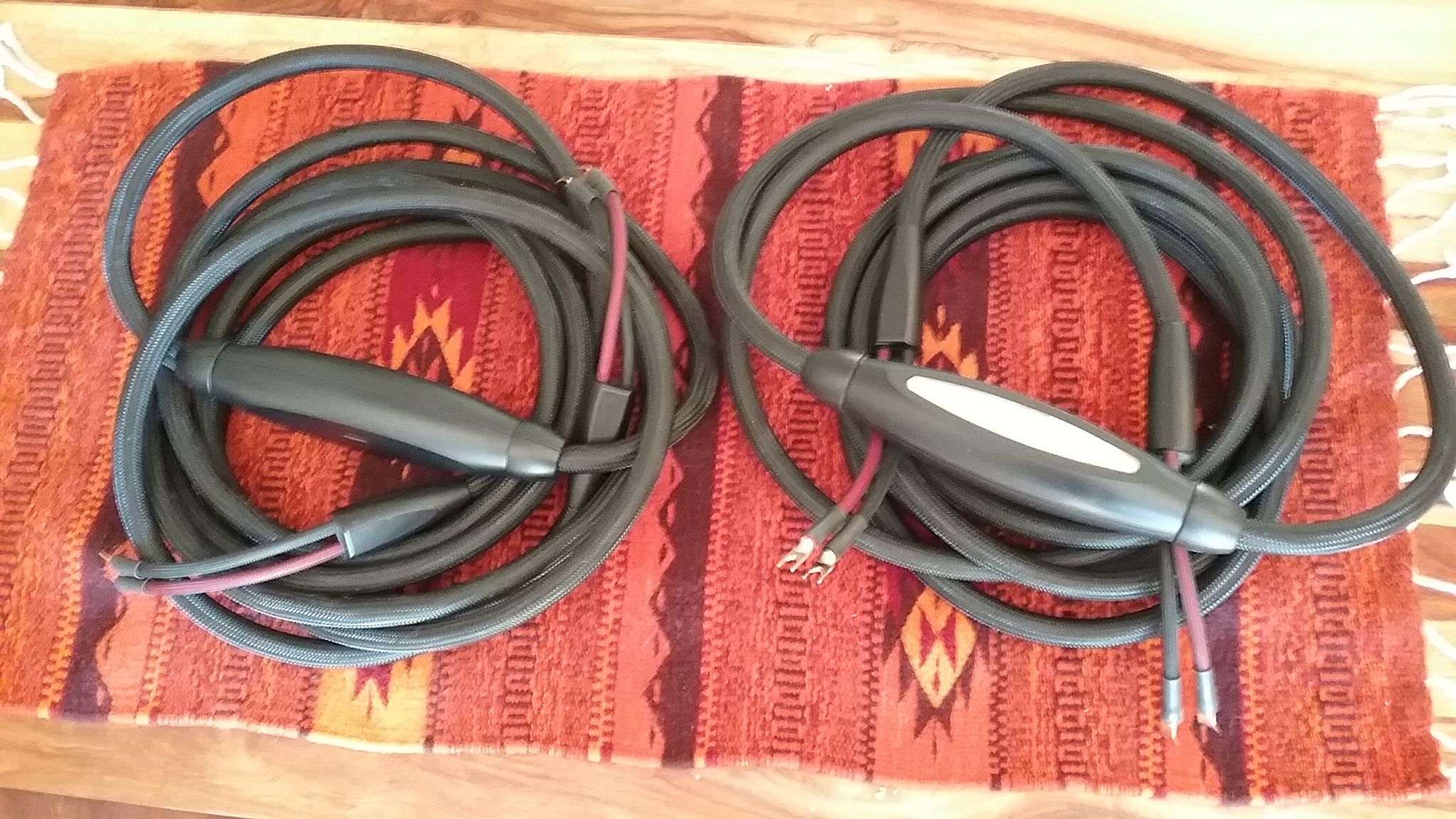 Audioquest Gibraltar Speaker Cables &  Acoustic Zen, Transparent MM2
