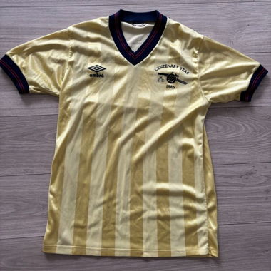 1985-86 Arsenal Umbro Centenary Away Shirt