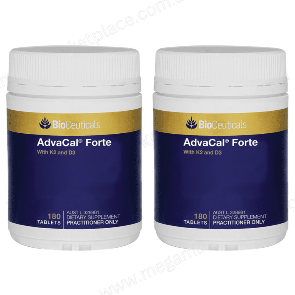Lot of 2| BioCeuticals Advacal Forte 180 Tablets